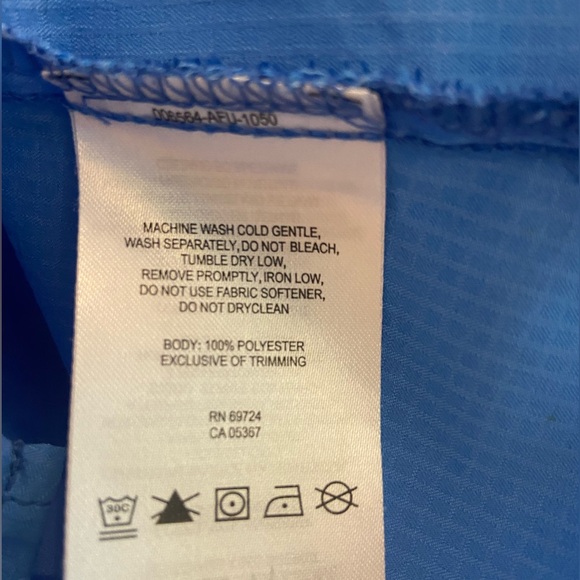 Columbia PFG Professional Fishing Gear Blue Snap Button Up Long Sleeve Vented S - Picture 5 of 9